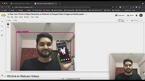 Real-time YOLOv4 Object Detection on Webcam
