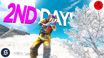 2ND DAY, MP5 & DOORCAMPERS.. (SOLO VANILLA RUST #2 S75)