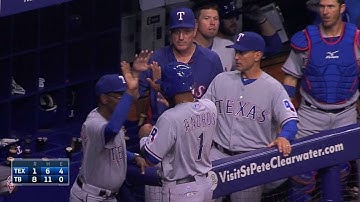 TEX@TB: Prince singles in the Rangers