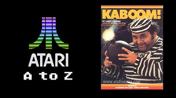 Kaboom for Atari 8-bit says DOKKAAAAAAAAN~ | Atari A to Z
