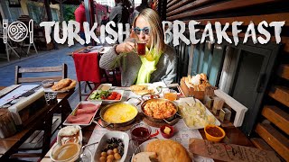 Traditional Turkish breakfast with Locals | Must eat in Istanbul | Turkey Ep 3