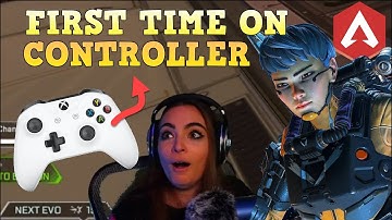 USING CONTROLLER FOR THE FIRST TIME - Apex Legends