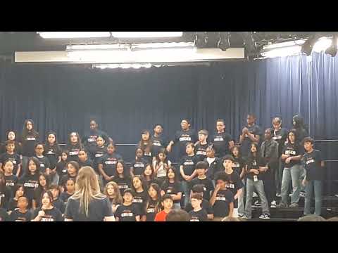Spring Concert Melillo Middle School 5th grade Count on Me