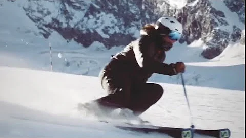 Great skiing  with Patrick Gasser from Saas Fee in...