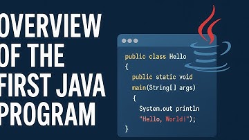 Java - 03: Overview of the first java program