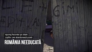 România needucată. Reportaj pe ulițele copiilor care abandonează școala