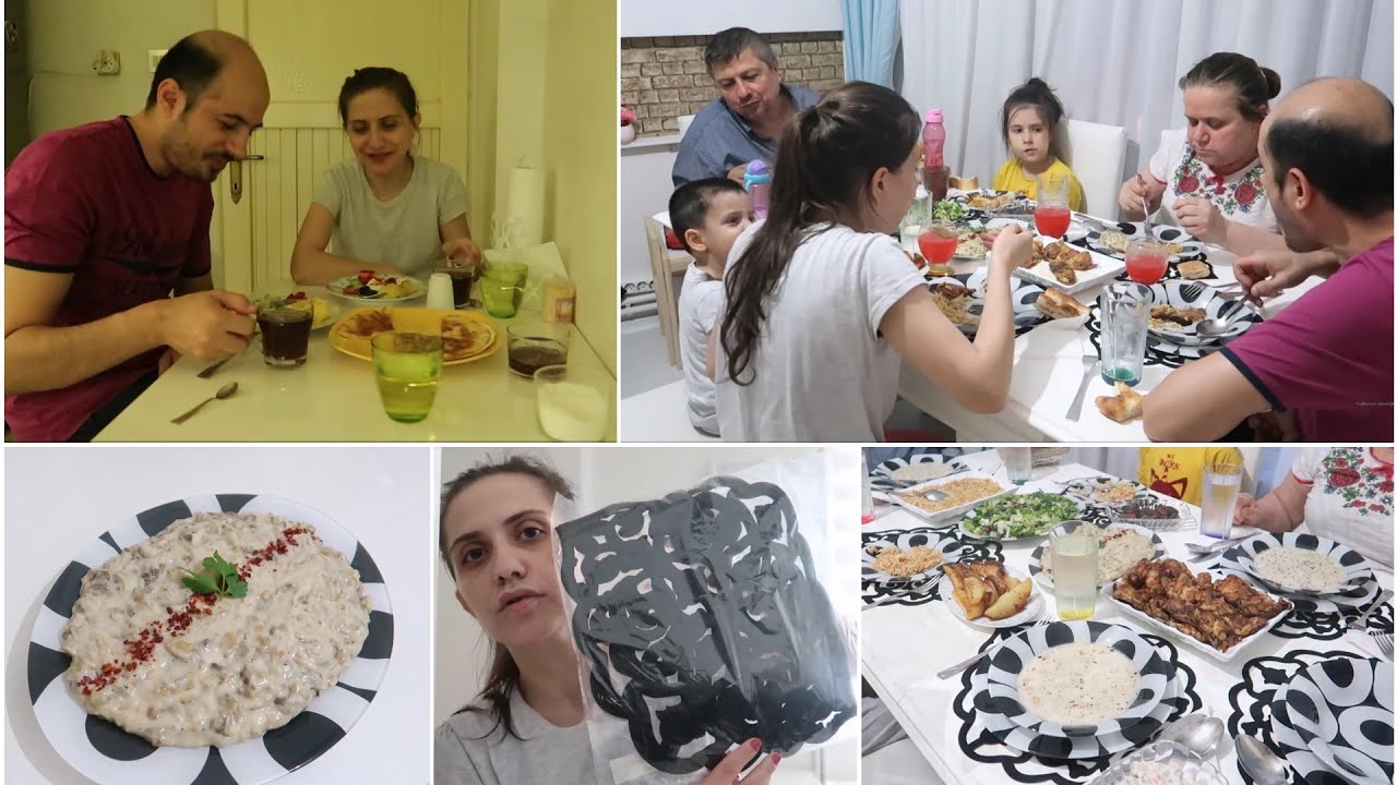 İFTARA ANNEMLER GELDİ , PATLICAN BEĞENDİ YAPTIM , SAHUR ve İFTAR MENÜM , MARKET ALIŞVERİŞİ