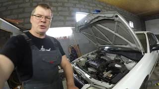 Тойота корона 4A FE замена термостата,установка электроподогрева 220в Тойота корона 4A FE замена термостата,установка электроподогрева 220в