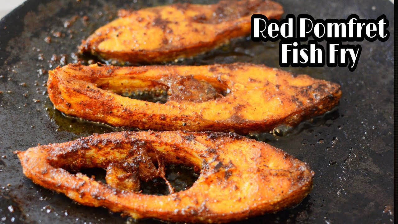Red Pomfret Fish Fry Vaval Fish Fry How to Fry the Fish YouTube