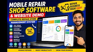 Mobile Repair Shop Software & Website Demo | Complete Repair Store Management System