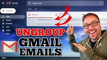 How to Ungroup Emails in GMAIL |  Turn Off Conversation View