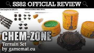SS82 OFFICIAL REVIEW Chem-Zone Terrain Sets by gamemat.eu
