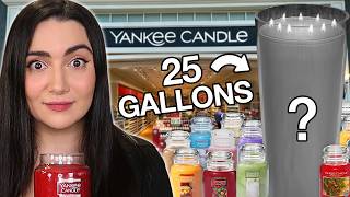 I Melted Every Yankee Candle Together Into A Giant Candle image