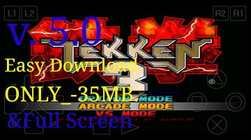 Tekken3.. Download version-5. 0 only 35 mb by TDT Dhruv