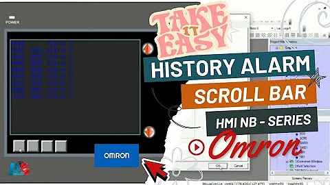 Cara Mudah Buat Histori Alarm dari Scroll Bar HMI NB Series #omron