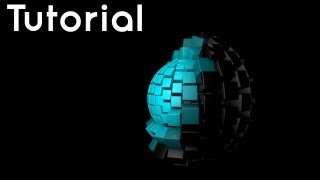 Анимация сферы из кубов | Синема 4Д уроки