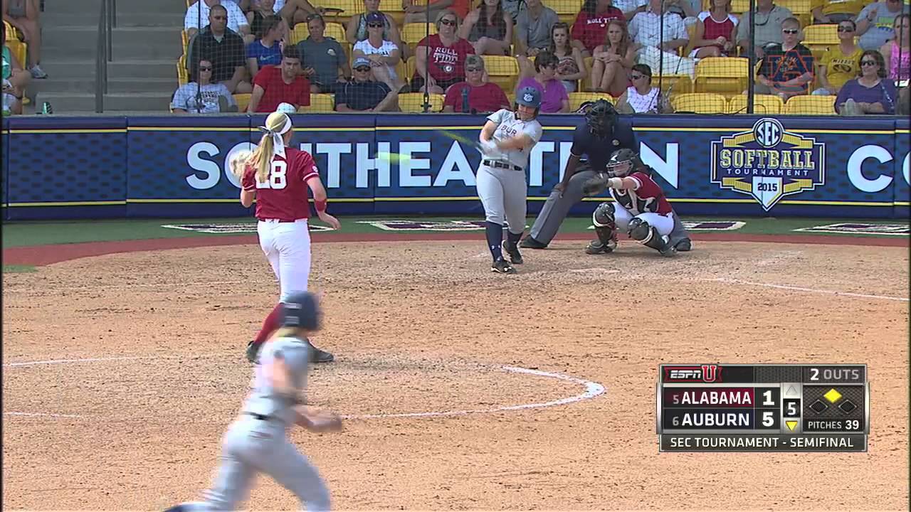 Auburn Softball vs. Alabama SEC Tournament Highlights YouTube