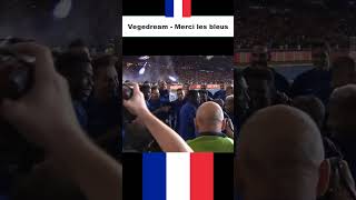 "Merci les bleus" | France celebration #shorts