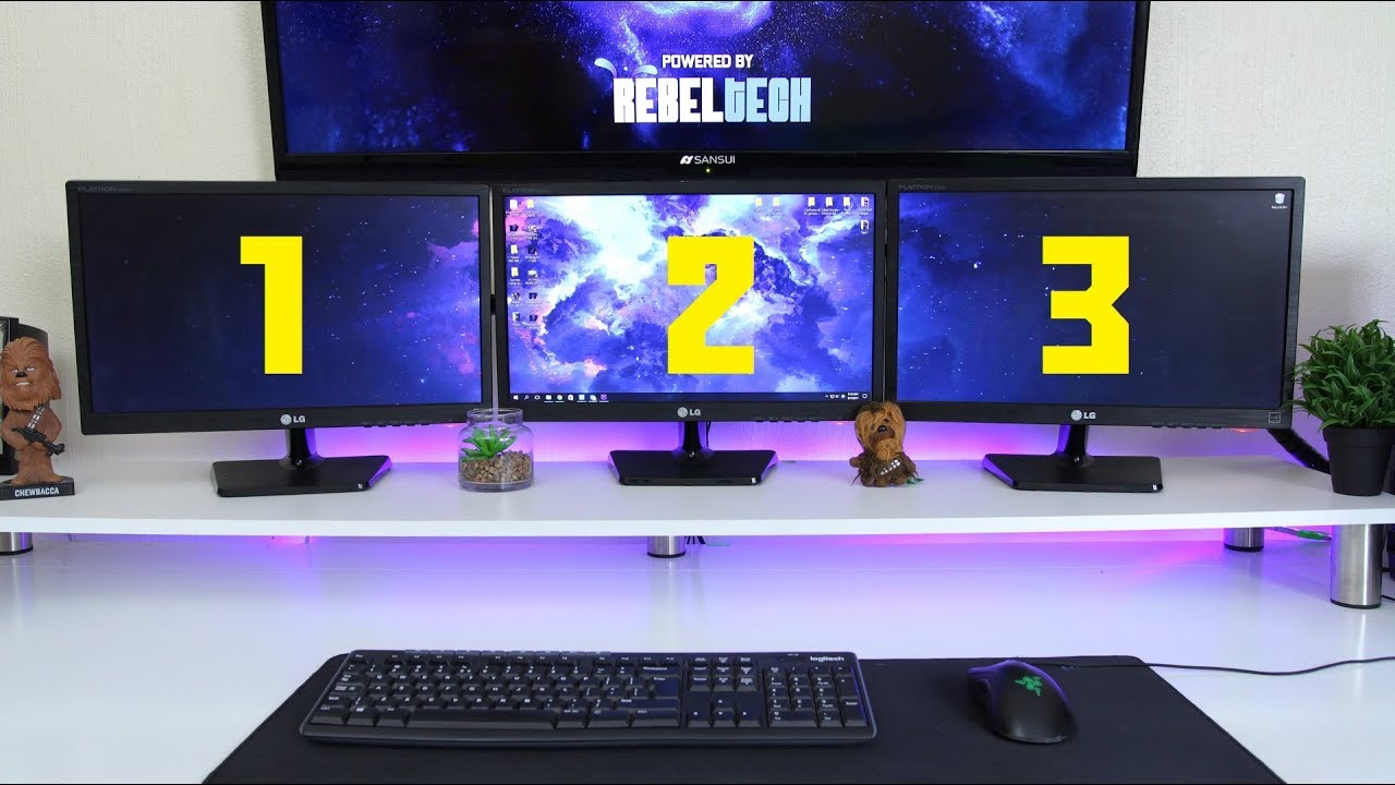 Is A Triple Monitor Setup Worth It The Good Bad Youtube