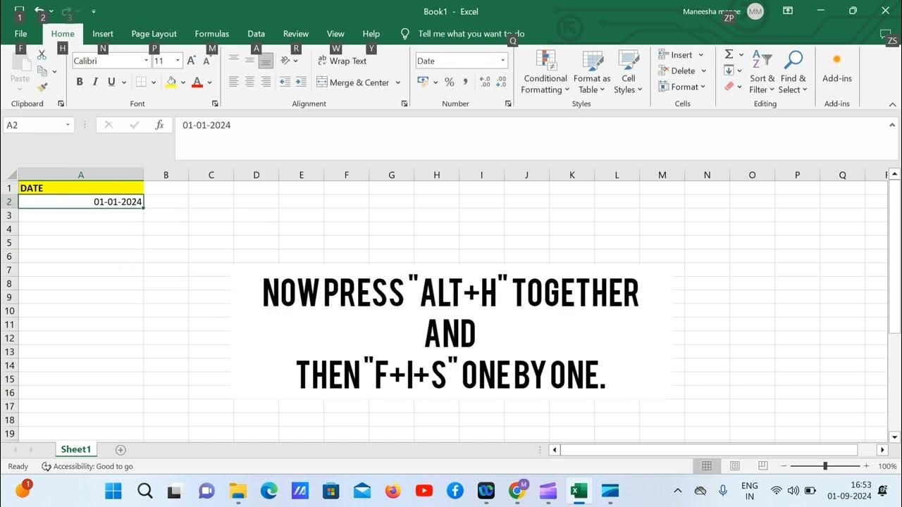 How to automatically update date in excel tips and tricks youtube