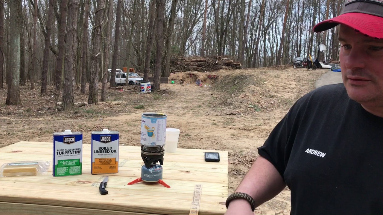 Gun grease homemade with beeswax turpentine and linseed oil YouTube