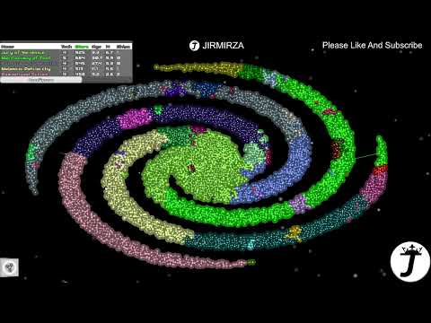 AI Only 5000 Stars - 1 Million Years - Galimulator Timelapse