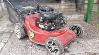 Газонокосилка BRIGGS & STRATTON  450 series 148cc чистка карбюратора