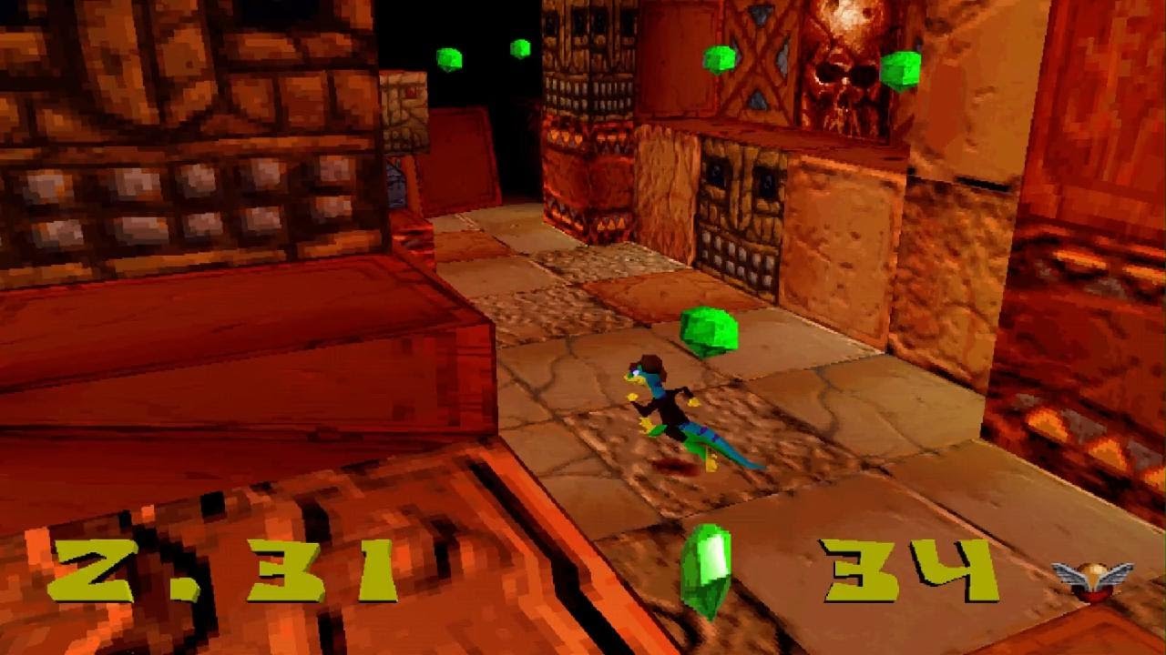 Gex 2: Enter The Gecko Bonus level: 1 Aztec 2 Step