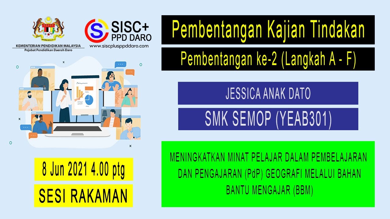 Pembentangan Kajian Tindakan Langkah A F Cikgu Jessica Anak Dato Smk Semop Youtube