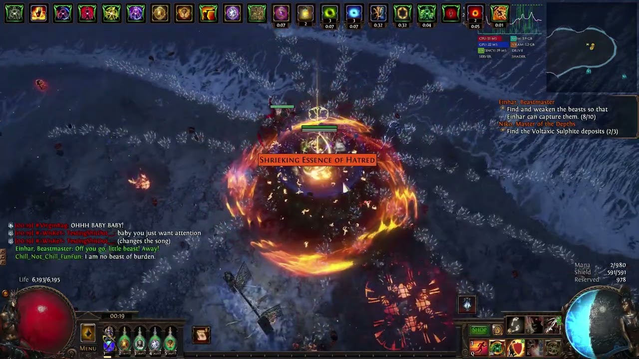 POE 3.24 CoC DD Detonate Dead  of Chain Reaction -  Faster Essen farm 