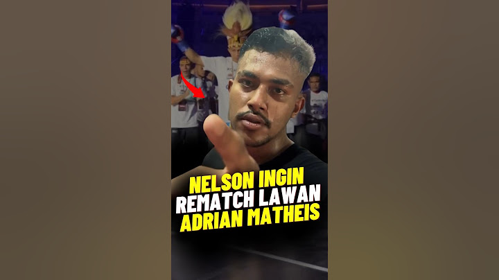 Nyong Nelson Tantang Adrian Matheis Rematch!