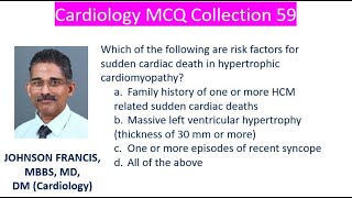 Cardiology MCQ Collection 59