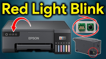 Epson L8050 Red Light Blink Solutions || Service Required