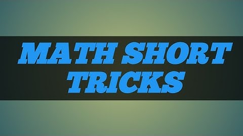 For competition exams