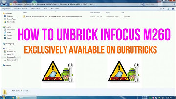 [DEAD] How To Unbrick/Install Stock Rom in Infocus M260 Using SP Flash Tool