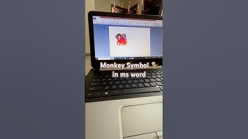 Monkey Symbol 🐒in ms word Shortcut key🔥✅ #shorts #video #computer #education