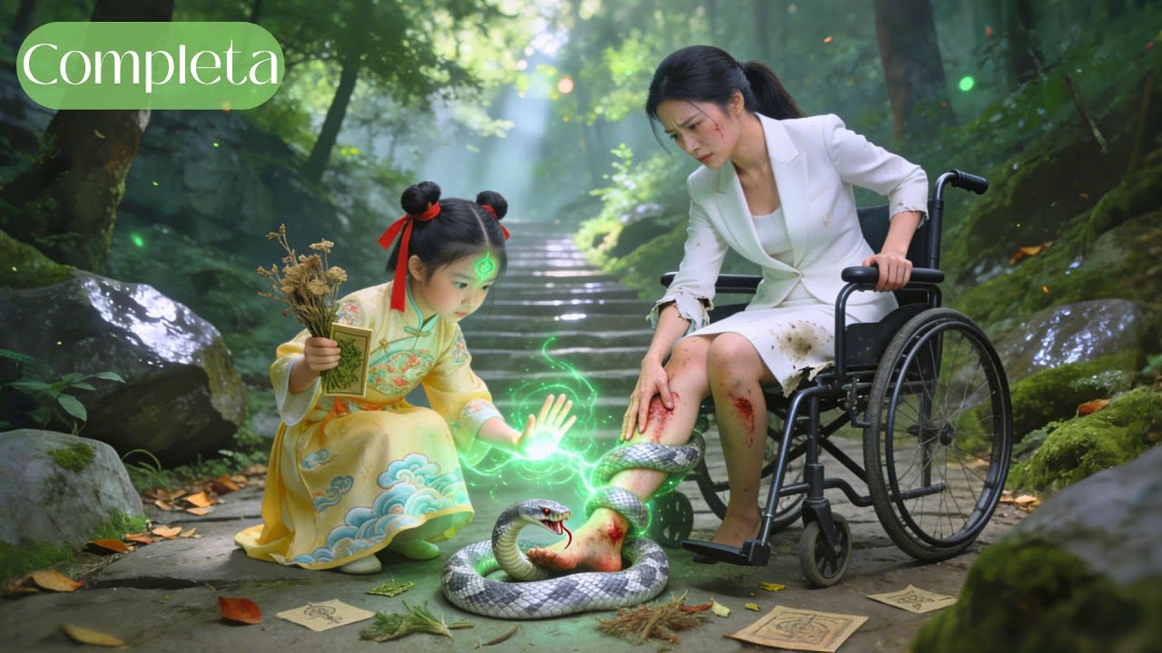 Niña mágica baja a buscar a su mamá, salva a una CEO discapacitada mordida x serpiente—¡Era su mamá!