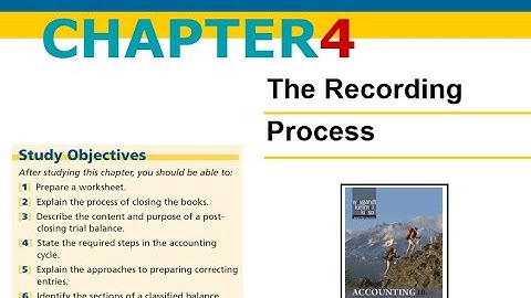 ACCT 121 | Chapter 4 : Completing the Accounting Cycle