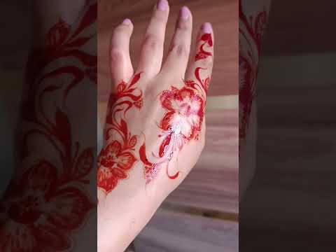  نقش للمبتدءات   نقش حناء حنة الحناء