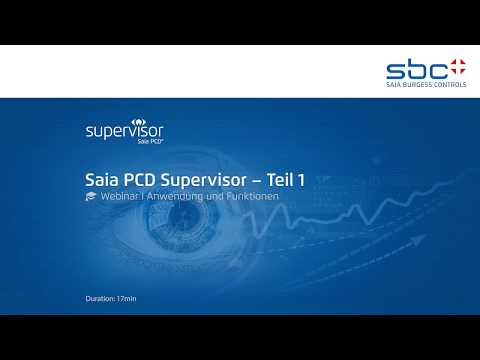 SBC Webinar – Saia PCD Supervisor [Teil 1]