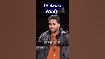 life of iit topper | 19 hours study 🫡