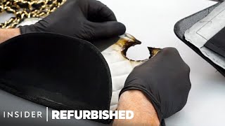 How A $3,000 Burned Chanel Flap Bag Is Professionally Restored | Refurbished