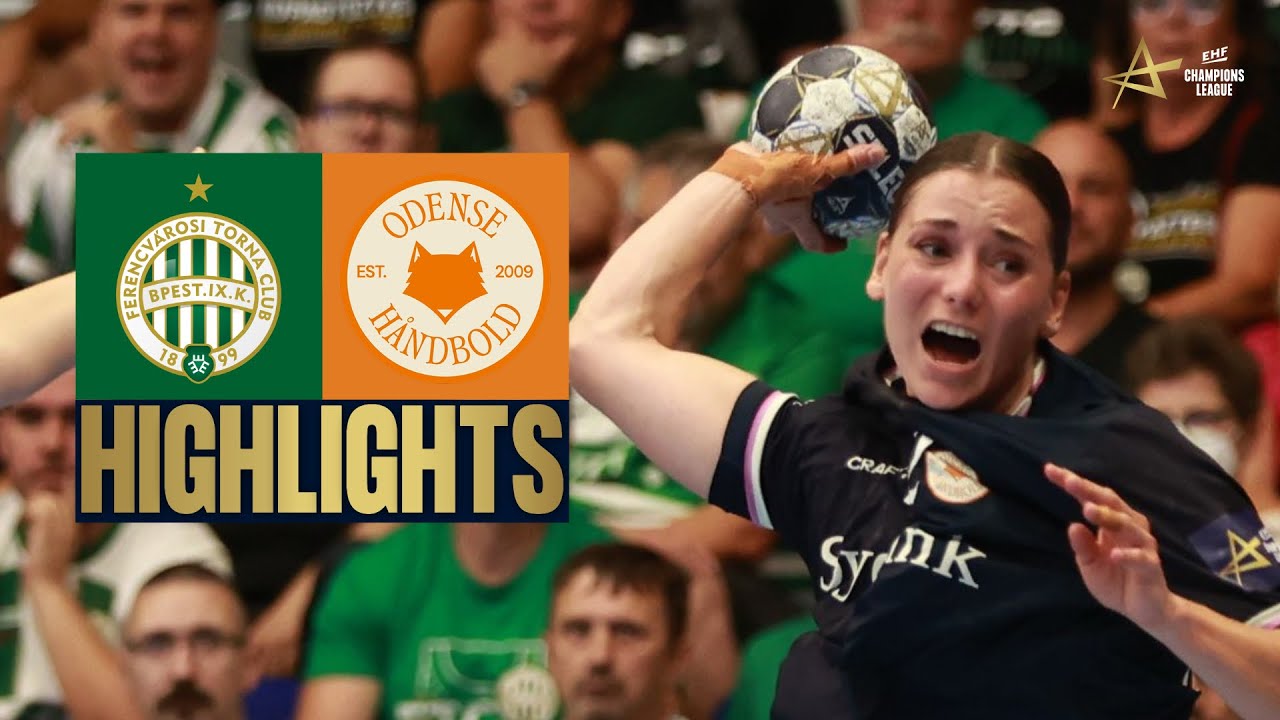 FTC-Rail Cargo Hungaria 🆚️ Odense Håndbold | Round 1 | EHF Champions League Women 2025/26