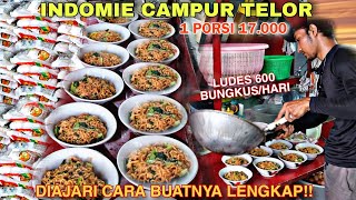 DIAJARI CARA BUATNYA LANGSUNG! INDOMIE DIKASIH TELOR SEPORSI 17rb HABIS 600 BUNGKUS/Hr OMSET 10 JUTA