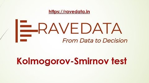 Kolmogorov-Smirnov test| Hypothesis Testing | Statistics | Data Science | RaveData