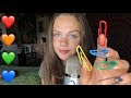 ASMR Tapping with Paper Clip Nails