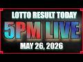 Lotto Result Today Live May 26 2026 5pm Ez2 Swertres Pcso 