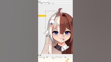 🍓 vtuber hair rigging! #vtuber #live2d #clipstudiopaint