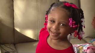 One year after a little girl shot herself with an unsecured gun she has improved significantly.
