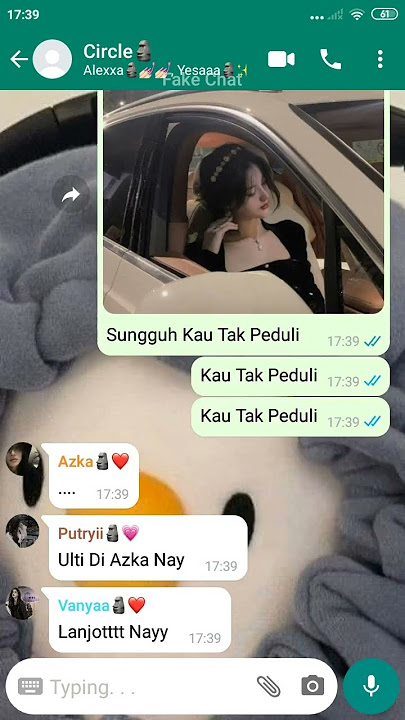 #Pov:Apa Yang Kau Lihat Darinya?#FakeChat#Whatsmock#Rameindong#Fyp#Beranda